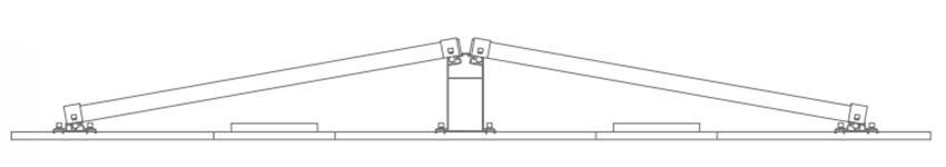 Solar Ballast Mounting System Structure