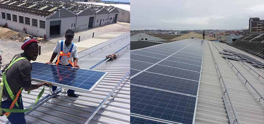 supports de montage de toit ondulé de panneau solaire Chine