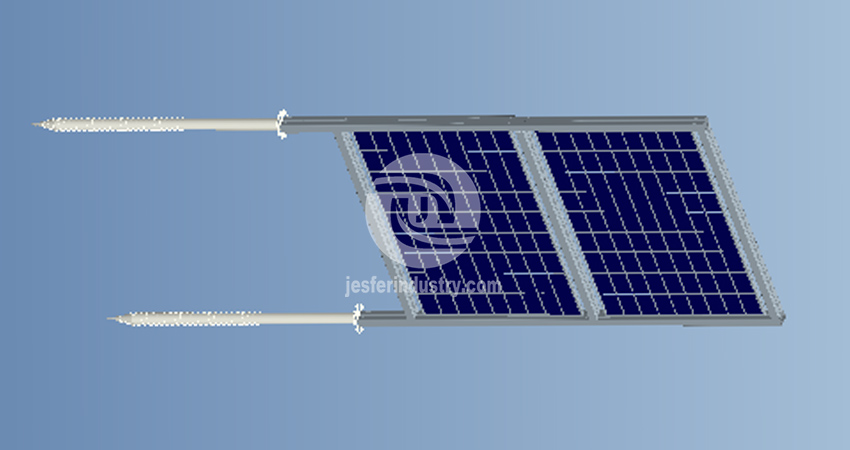 supports réglables pour panneaux solaires