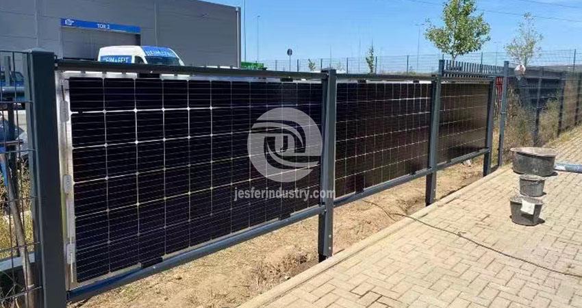 kit de montage de clôture murale solaire