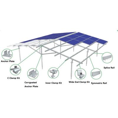 coût des fondations montées sur réseau de panneaux solaires