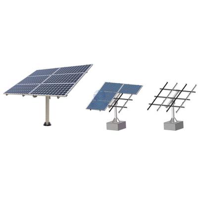 Système de montage de poteau de terre de modules solaires 6 pièces