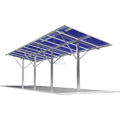 Système de carport de montage solaire en acier au carbone de type T