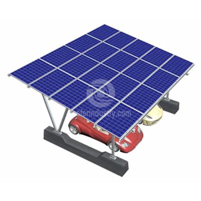 Système de structure de montage de garage pour abri de voiture solaire