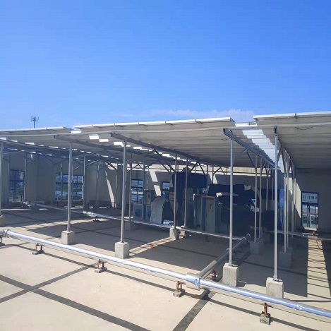  50kw Système de montage sur le toit plat solaire